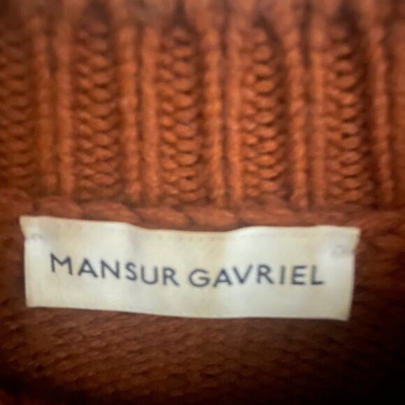 Mansur Gavriel Wool Oversized Crewneck, Retail $395 - Picture 9 of 10